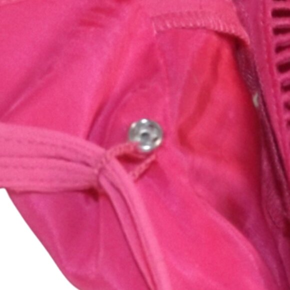 & OTHER STORIES Dress, M, HOT PINK, Midi, Slip, Ladder Cutouts, Long sleeves - Picture 9 of 13